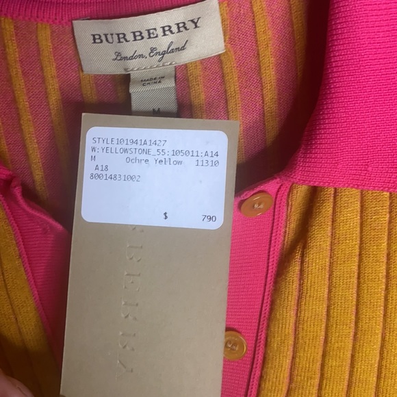 Brand new women’s Burberry Ochre Yellow - Picture 7 of 12